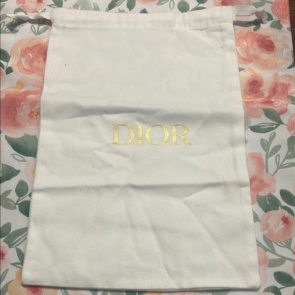Dior Handbags - Dior White and Gold Luxury Pouch